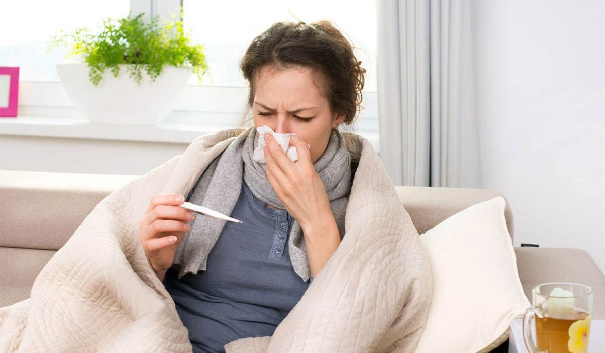 بالا رفتن درجه دمای بدن، از علائم آنفولانزا