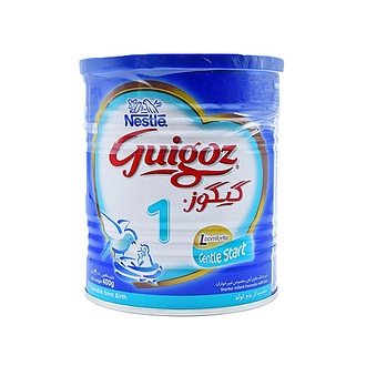 شیر خشک گیگوز 1 نستله مناسب شیرخواران از بدو تولد تا 6 ماهگی 400 گرم
