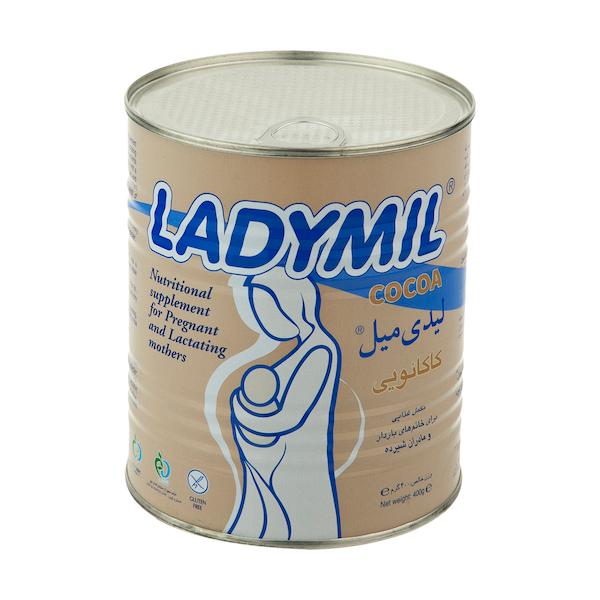 مکمل غذایی مادران باردار و شیرده لیدی میل با طعم کاکائو