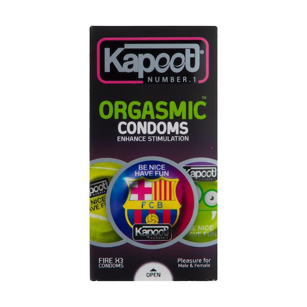 کاندوم خاردار کاپوت مدل Orgasmic بسته 12 عددی