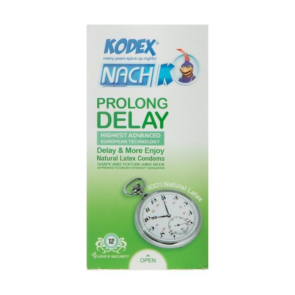 کاندوم کدکس مدل Prolong Delay بسته 12 عددی