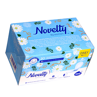 پد بهداشتی ناولتی مدل CHAMOMILE EXTRACT بسته 20 عددی