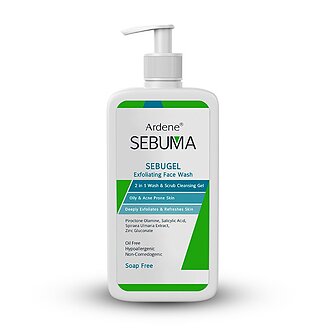 ژل شوینده و ساینده صورت آردن سبوما مدل SEBUGEL حجم 350 میلی لیتر