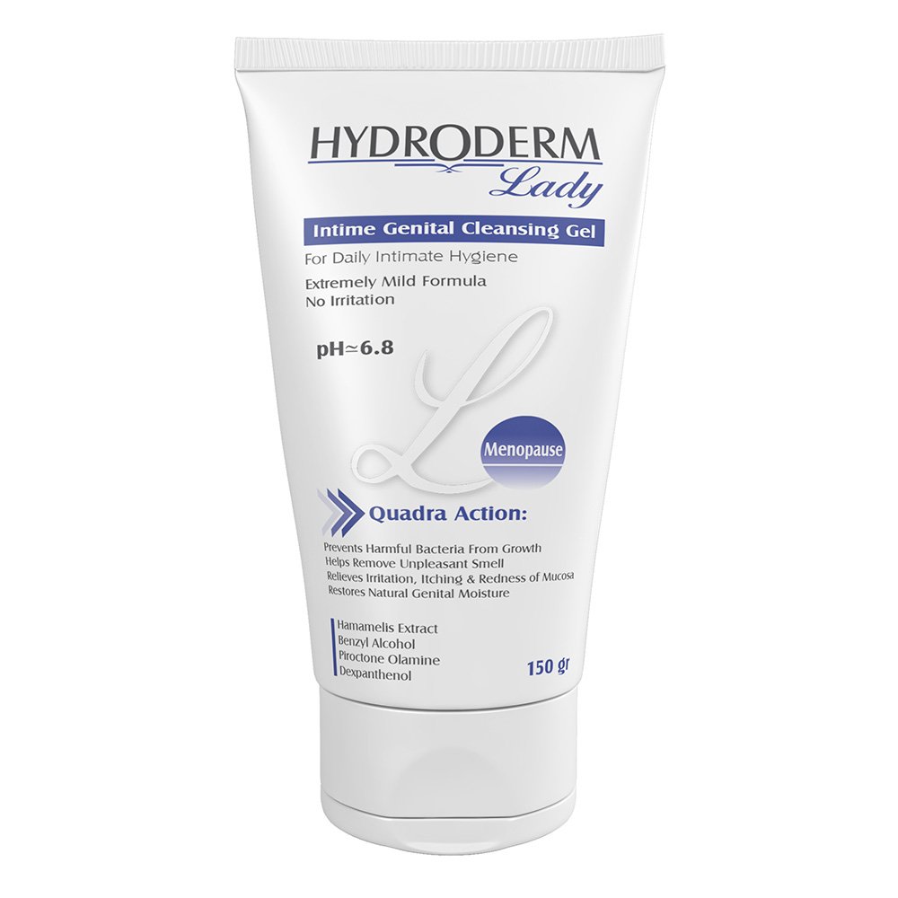 ژل بهداشتی بانوان یائسه هیدرودرم مدل menopause وزن 150 گرم