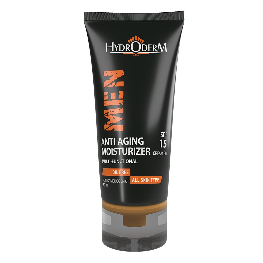 کرم ژل مرطوب کننده و ضد چروک آقایان هیدرودرم حجم 50 میلی لیتر