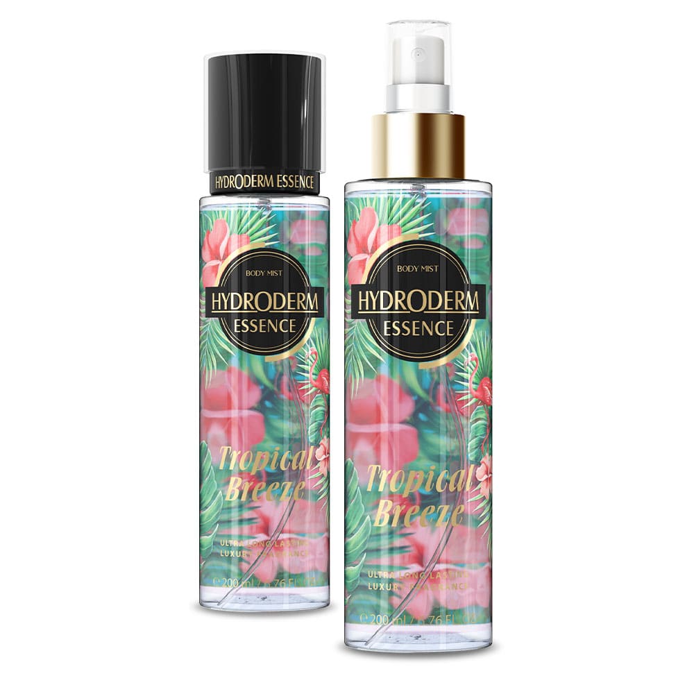 بادی اسپلش (عطر بدن) زنانه هیدرودرم مدل Tropical Breeze حجم 200 میلی لیتر
