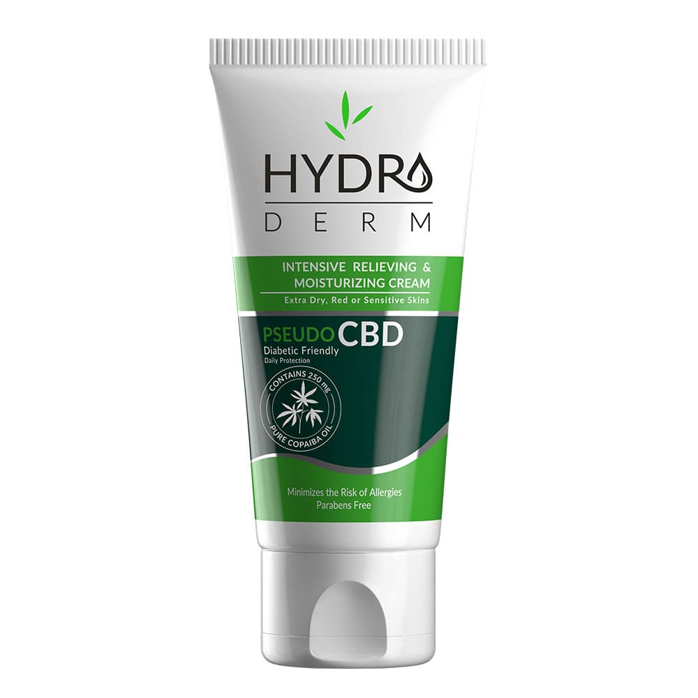 کرم اگزما و ضد خارش هیدرودرم مدل Pseudo CBD حجم 50 میلی لیتر