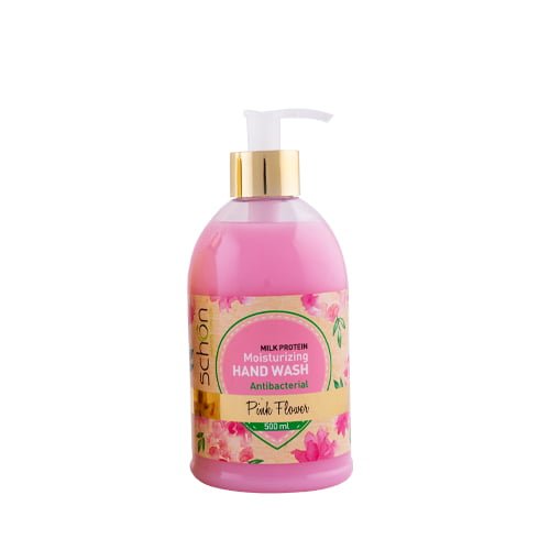 مایع دستشویی‌ کرمی صورتی پینک فلاور Pink Flower شون حجم ۵۰۰ میلی لیتر