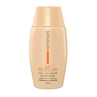 ضد آفتاب رنگی پوست چرب ژیناژن SPF50