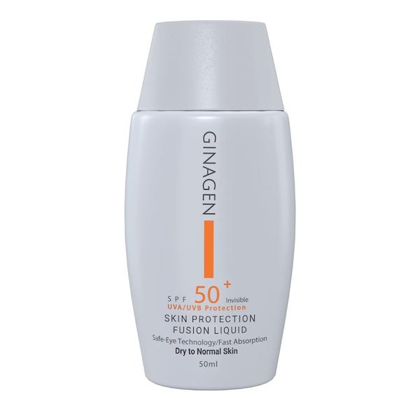 ضد آفتاب فیوژن واتر بی رنگ پوست نرمال و خشک ژیناژن