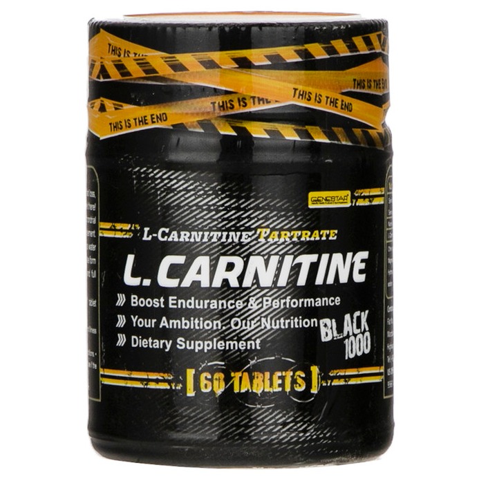 ال - کارنیتین ژن استار 1000 میلی گرم 60 عددی