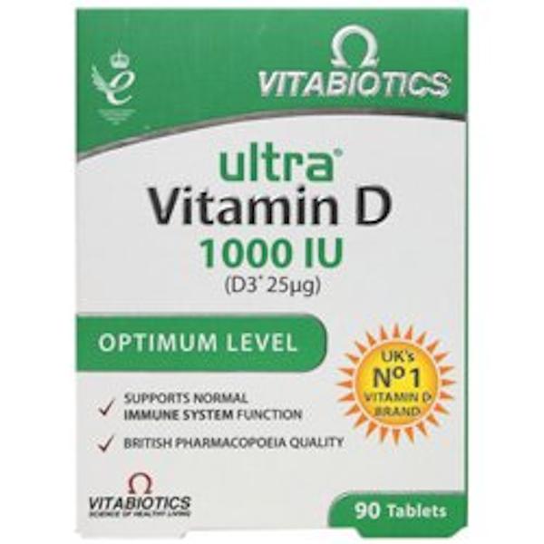 قرص اولترا ویتامین D3 ویتابیوتیکس 90 عدد
