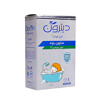 صابون کودک دیترون حاوی ویتامین E وزن 110 گرم