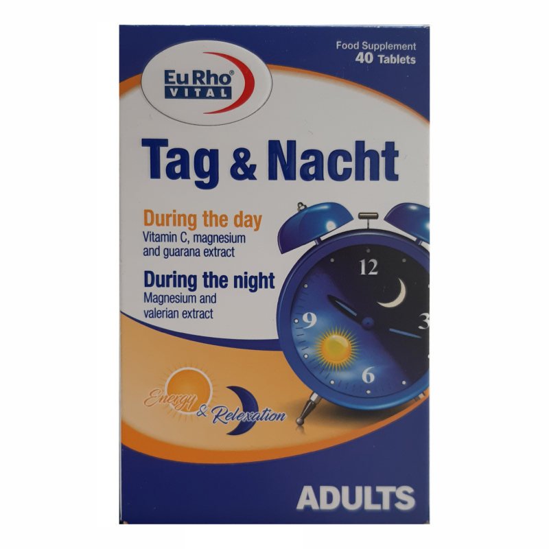 قرص تگ و نخت یوروویتال بسته 40 عددی