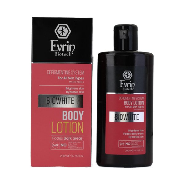 لوسیون روشن کننده بدن انواع پوست اورین بیوتک