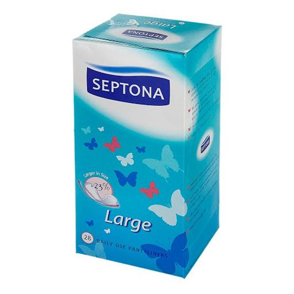 پد بهداشتی روزانه نازک مدل لارج سپتونا