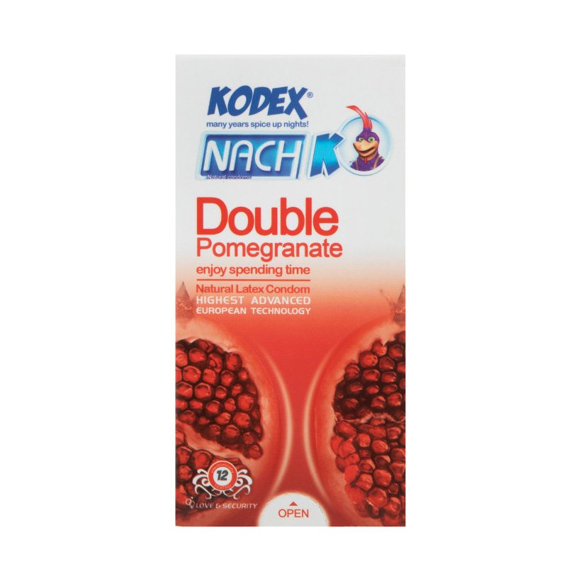 کاندوم Double Pomegranate کدکس بسته 12 عددی