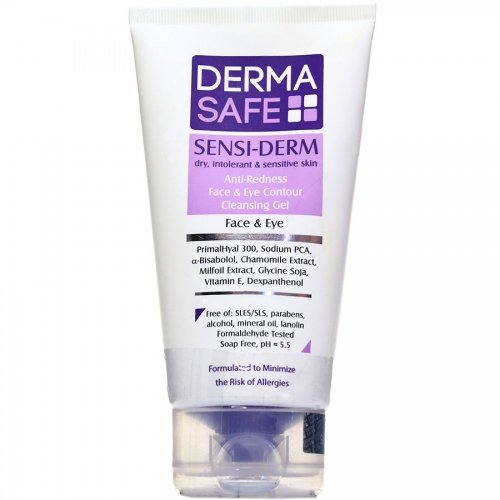 ژل شستشوی صورت و دور چشم پوست های خشک حساس درماسیف