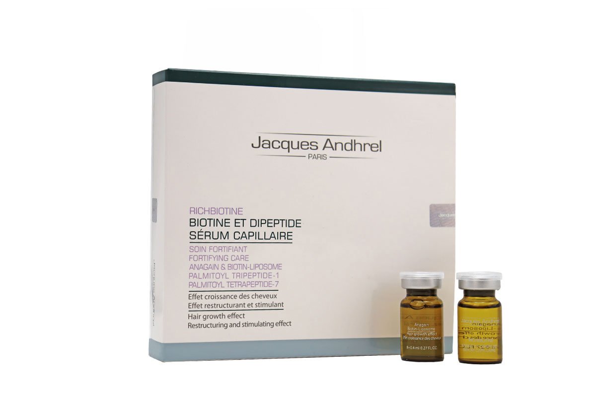 سرم تقویت کننده مو بیوتین و دی پپتید ژاک آندرل
