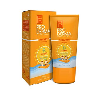 ضد آفتاب مخصوص کودکان SPF35 پرودرما