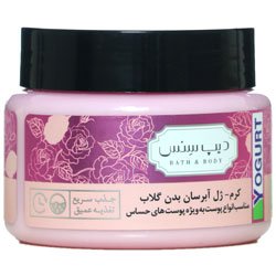 ماست بدن گلاب مناسب انواع پوست دیپ سنس