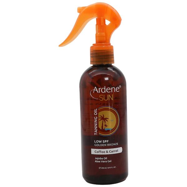 روغن آفتاب برنزه کننده حاوی هویج و قهوه برنز طلایی آردن