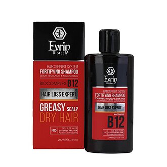 شامپو تقویت کننده کف سر چرب وموی خشک اورین بیوتک 200 ml