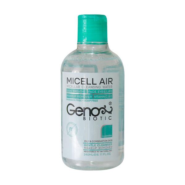 محلول میسلار پاک کننده آرایش پوست چرب و مختلط ژنوبایوتیک