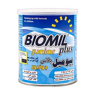 شیر خشک بیومیل پلاس جونیور مخصوص کودکان در حال رشد 400 گرم