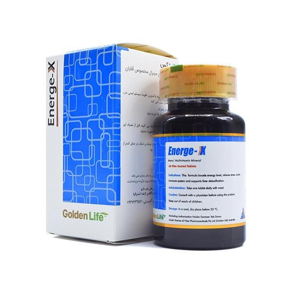 قرص انرژکس گلدن لایف 60 عددی