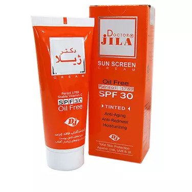 کرم ضدآفتاب رنگی spf 30 دکتر ژیلا