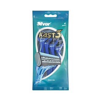 خودتراش سیلور Silver مدل Fast3 بسته 4 عددی