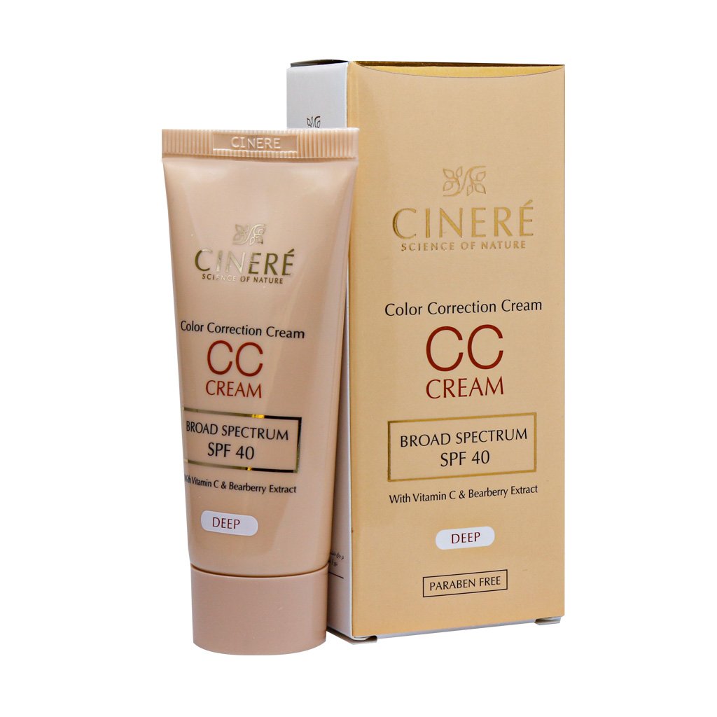 سی سی کرم رنگ متوسط SPF40 سینره