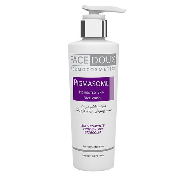 شوینده ملایم صورت مناسب پوست های تیره و دارای لک پیگمازوم