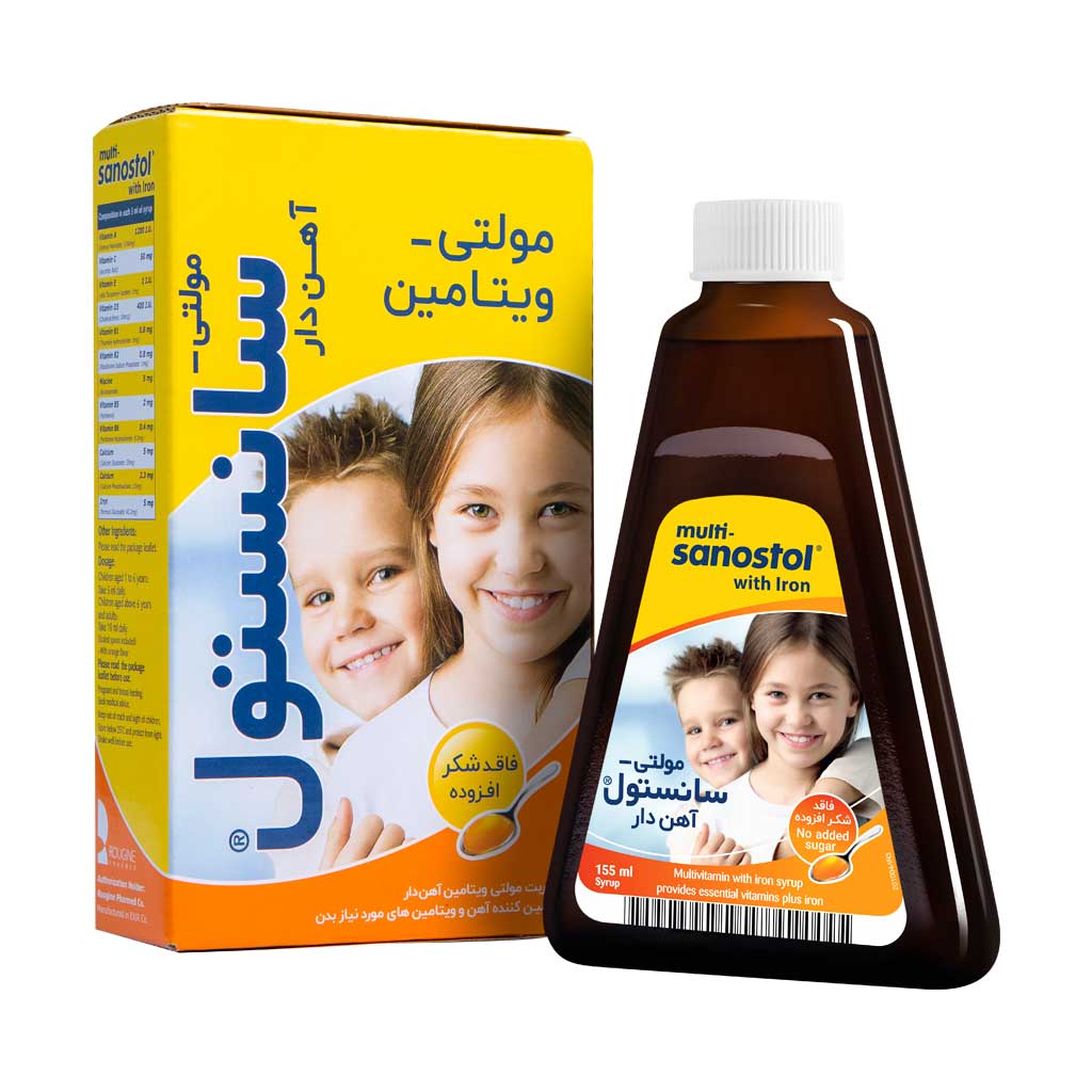 مولتی ویتامین با آهن سانستول