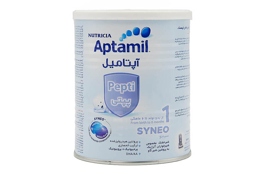 شیر خشک آپتامیل پپتی 1 نوتریشیا تا 6 ماهگی