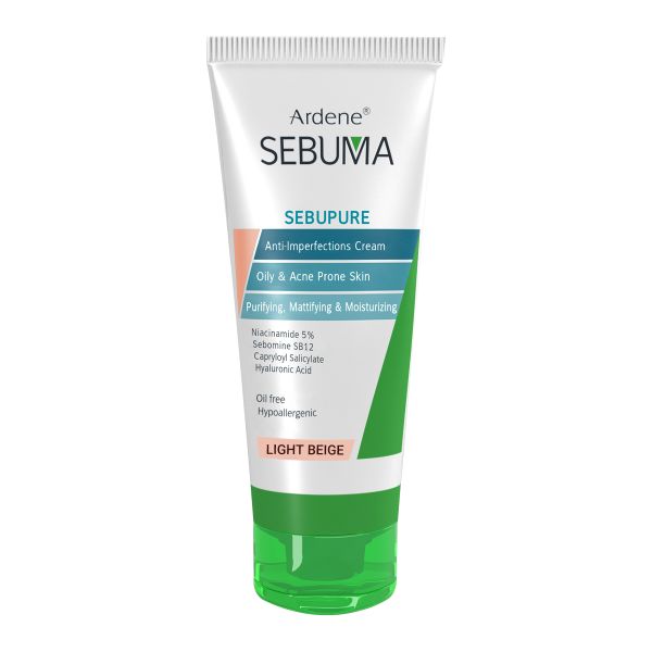 کرم ضد جوش پوست چرب بژ روشن سبوما آردن