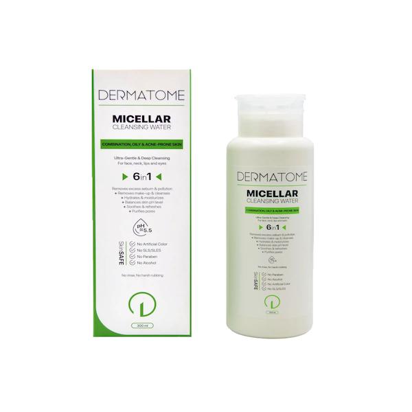 میسلار واتر 6 در 1 پوست مختلط، چرب و مستعد آکنه درماتوم