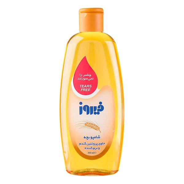 شامپو بچه فیروز حاوی پروتئین گندم حجم 300 میلی لیتر