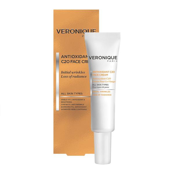 کرم آنتی اکسیدان صورت حاوی ویتامین C ورونیک 40 میل