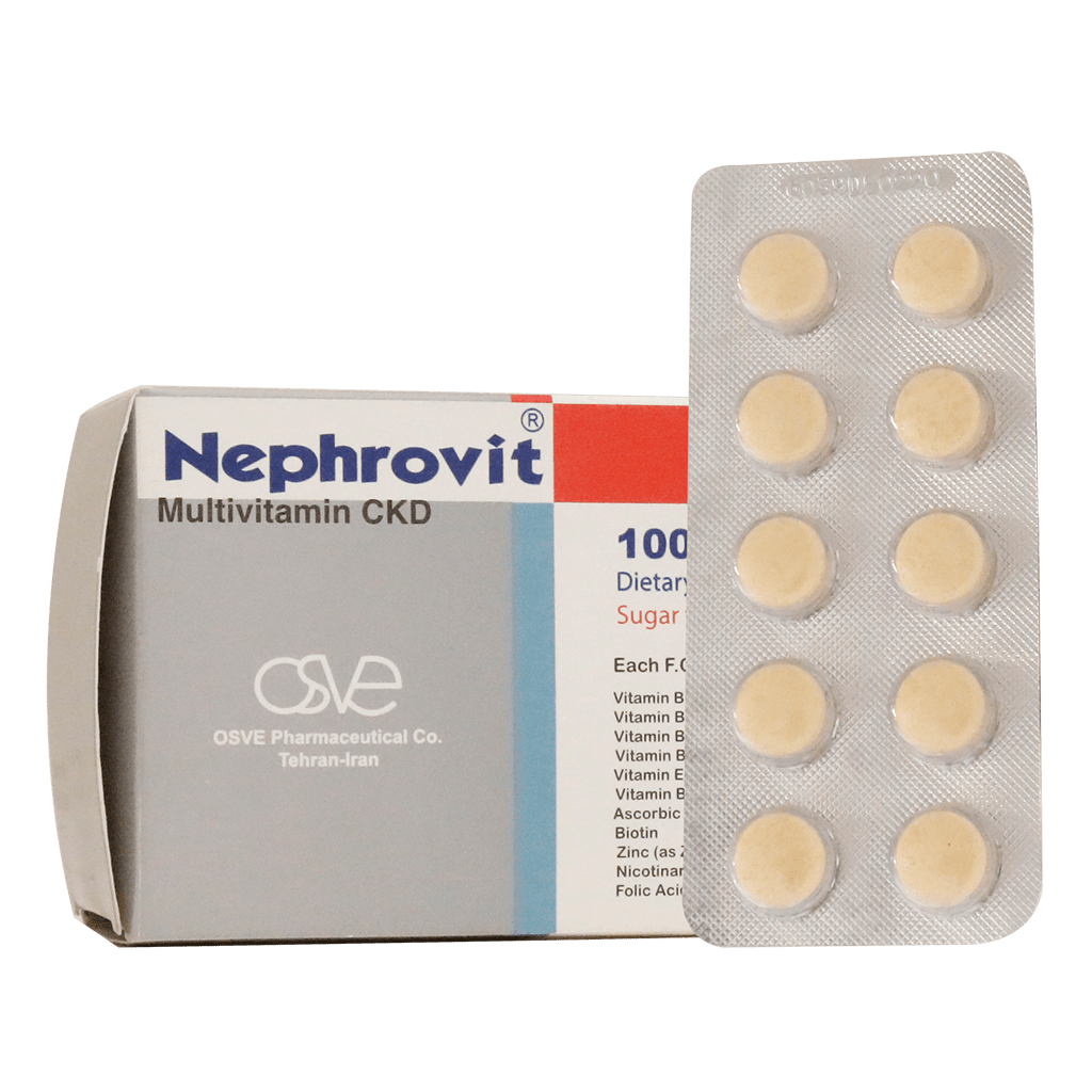قرص مولتی ویتامین CKD نفروویت اسوه