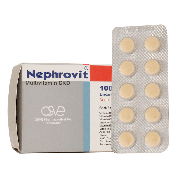 قرص مولتی ویتامین CKD نفروویت اسوه
