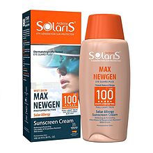 کرم ضد آفتاب رنگی SPF100 مکس نیوژن بژ طبیعی سولاریس آردن 100 میلی لیتر