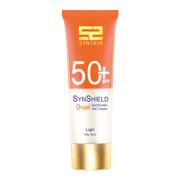 کرم ژل ضد آفتاب رنگی SPF 50 فاقد چربی پوست چرب ساین شیلد ساین اسکین لایت 50 میلی لیتر