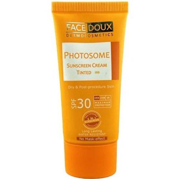 ضدآفتاب بژطبیعی فیس دوکس SPF30+ پوست خشک و حساس