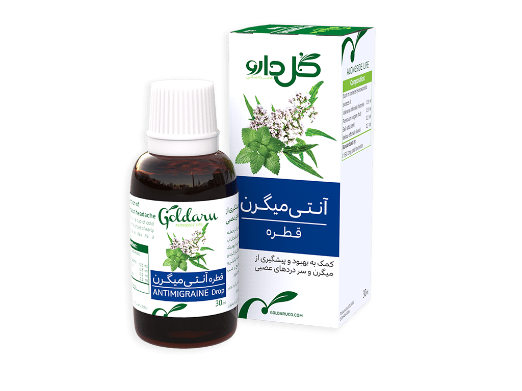 قطره آنتی میگرن گل دارو 30 میلی لیتر