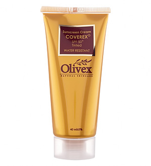 کرم ضد آفتاب رنگی الیوکس مدل کاورکس با +SPF50 مناسب پوست معمولی و چرب حجم 40 میلی لیتر
