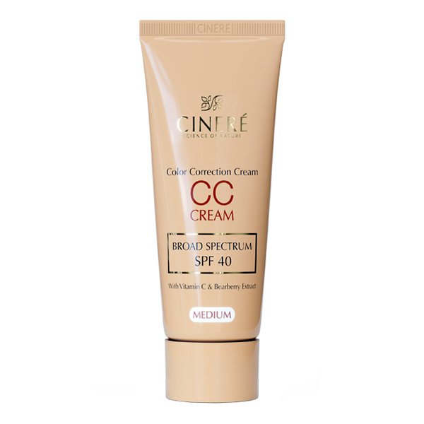 سی سی کرم رنگ Medium سینره SPF40 حجم 40 میل