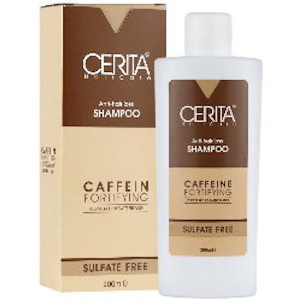 شامپو ضد ریزش کافئین موی خشک سریتا