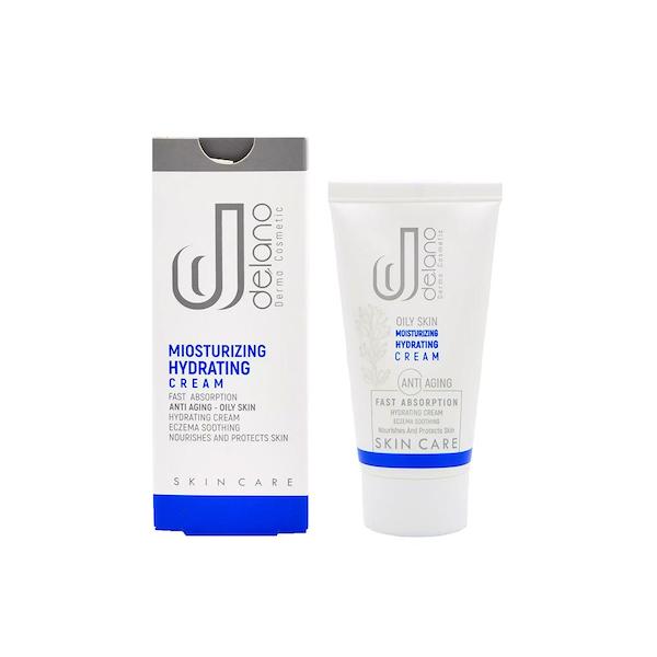 دلانو کرم مرطوب کننده وآبرسان فاقد چربی مناسب پوست چرب 50 میل